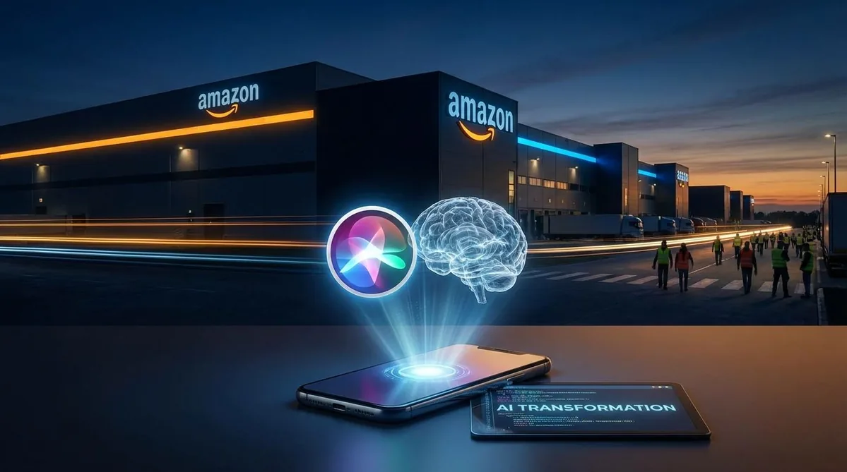 Apple Plans Siri AI Overhaul, Amazon Cuts 16,000 Jobs, 90% Can't Spot AI Video