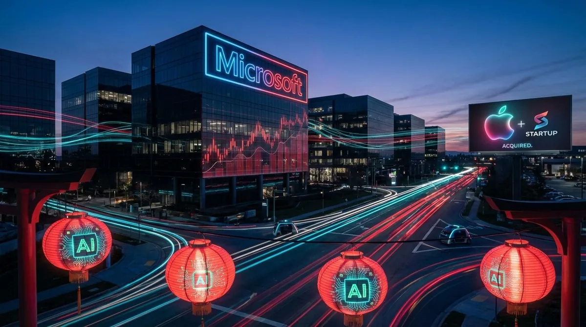 Microsoft Earnings Disappoint, China's Lunar New Year AI Blitz, Apple Acquires Q.ai
