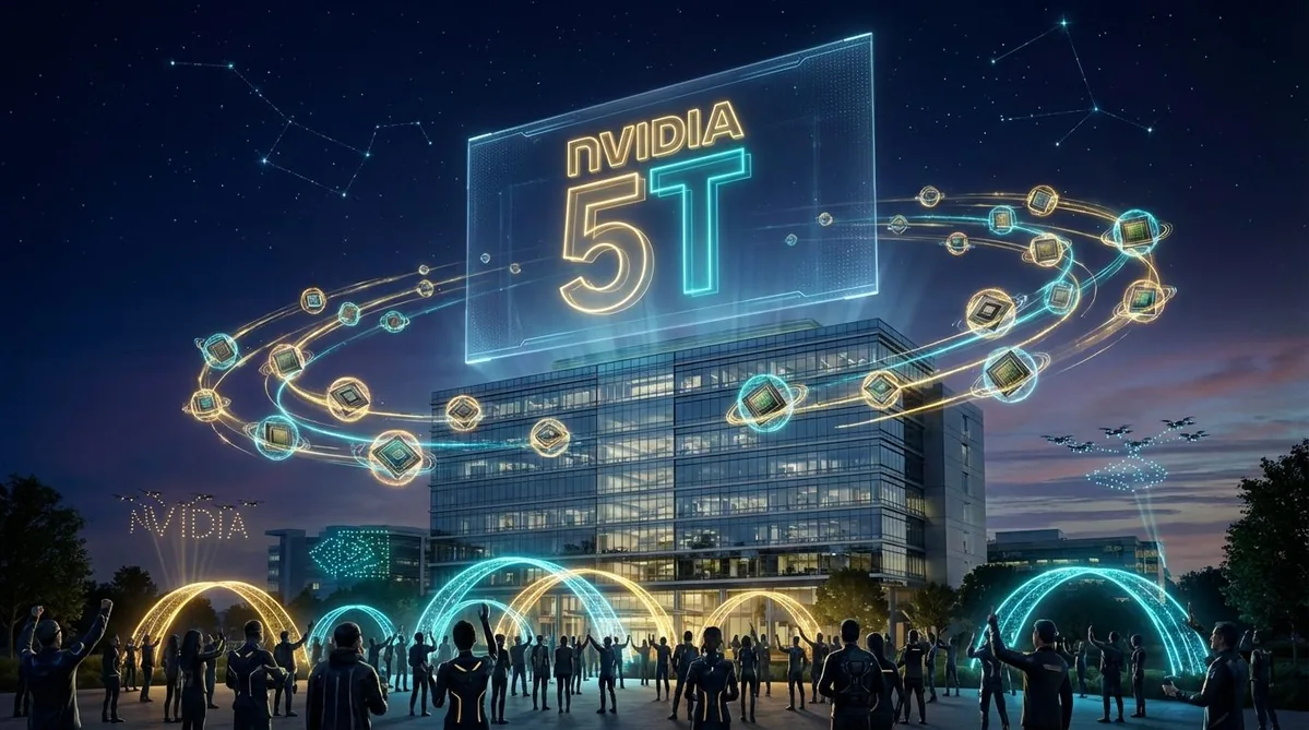 NVIDIA Becomes First $5T Company, Chip Industry Hits $1T Revenue, Dassault Partnership