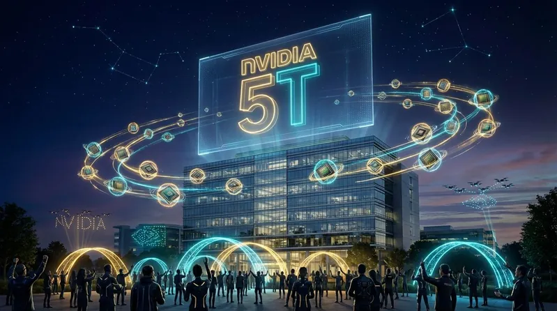 NVIDIA Becomes First $5T Company, Chip Industry Hits $1T Revenue, Dassault Partnership