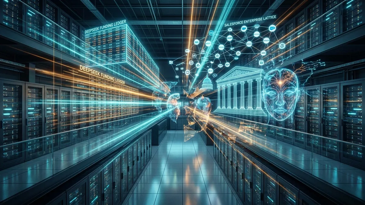 AI capital meets consequence across DeepSeek, Salesforce, and cyber agents