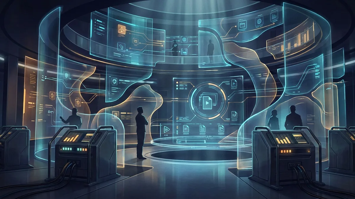 Adaptive AI interfaces and governed enterprise agents