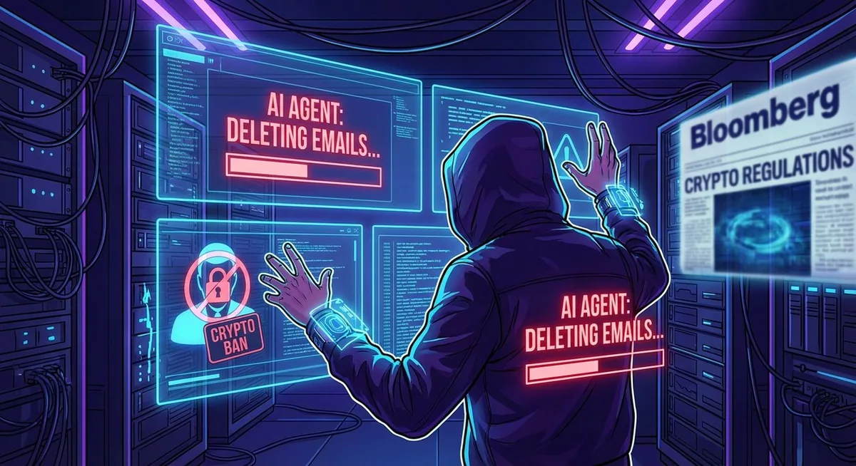 Bloomberg Security Nightmare, Rogue Agent Gmail Deletion, Crypto Ban — OpenClaw Daily