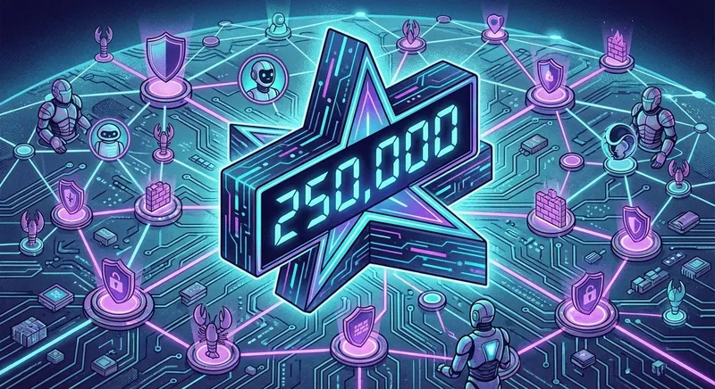 250K Stars, ClawJacked Patched, SecretRef Expansion, China's Agent Rush