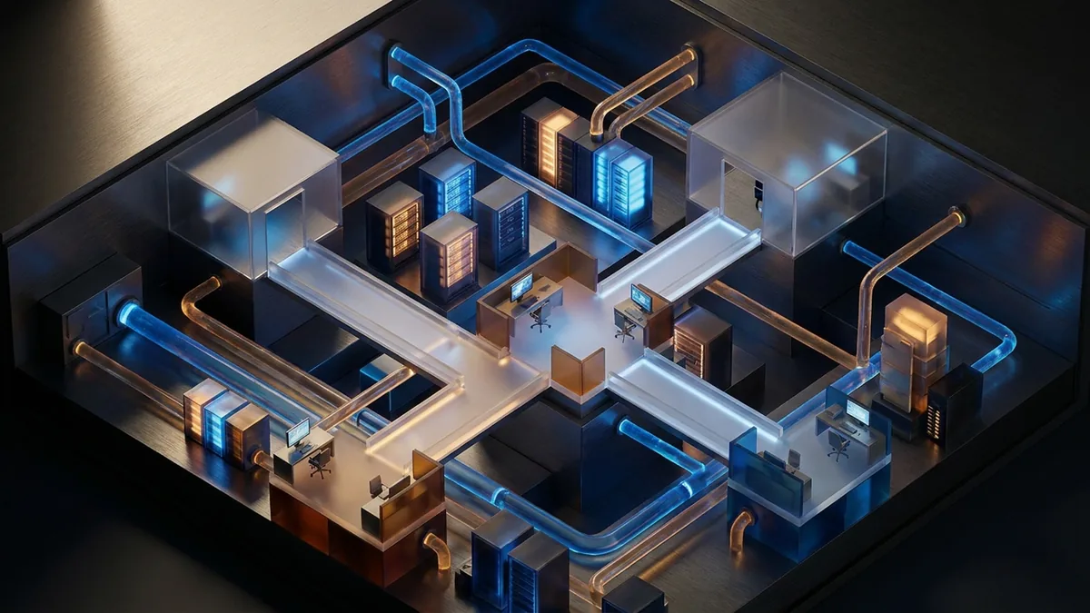 OpenClaw secrets, verified backups, and agent interoperability visualized as a secure operations vault