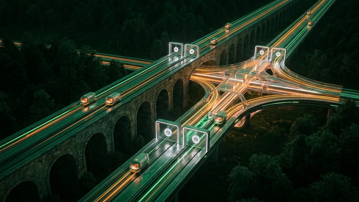 Parallel software release tracks crossing a guarded live-plugin interchange